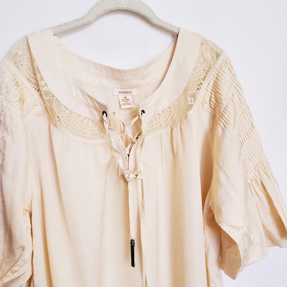 Sundance Lace Yoke Tunic Top - Picture 3 of 8